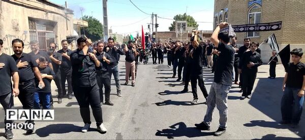 شور حسینی در شهر جعفریه قم 
