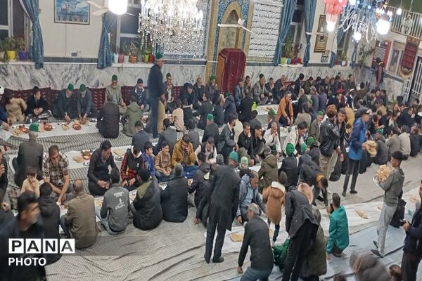 ضیافت افطاری در شب بیست و سوم ماه مبارک رمضان مسجد جامع شهر بار 