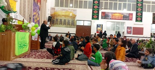 جشن باشکوه ولادت امام علی (ع) در روستای نقاب خلیل آباد