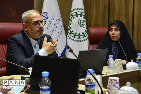نشست خبری مدیرکل آموزش و پرورش شهرستان‌های استان تهران با خبرنگاران پانا