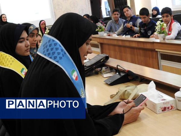 مراسم تجلیل از مجریان برتر و دانش‌آموز خبرنگاران پانا نیشابور