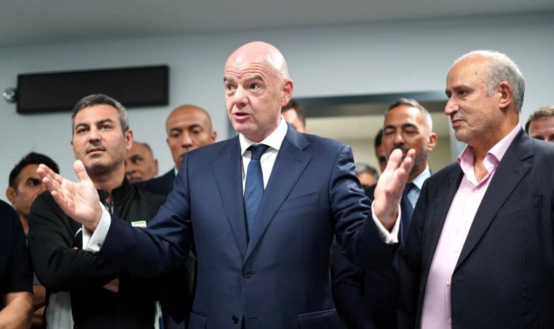 تشکر رئیس FIFA از فدراسیون فوتبال ایران