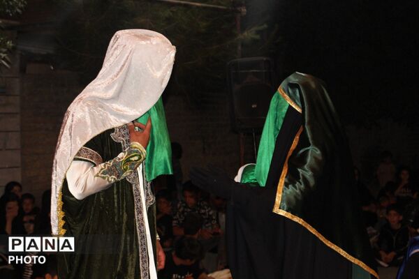 شکوه حماسه عاشورا در اجرای تئاتر شهادت حضرت امام حسین(ع) در نظرآباد
