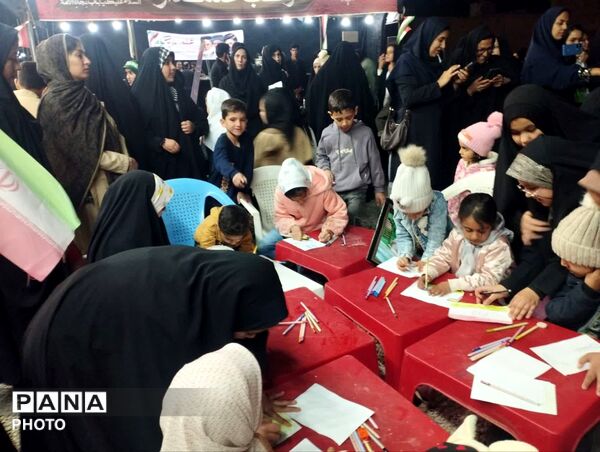 برپایی غرفه کودک در شهرستان خلیل‌آباد 