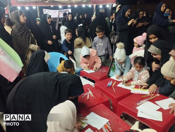 برپایی غرفه کودک در شهرستان خلیل‌آباد 