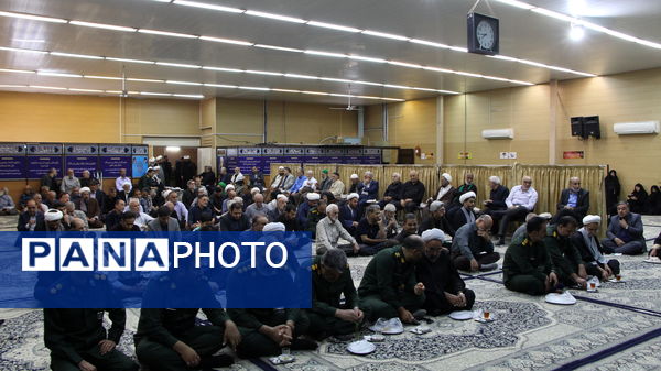 مراسم عزاداری شهادت امام محمد باقر (ع) در دفتر نماینده امام جمعه یزد