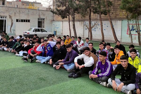 برگزاری مانور زلزله و ایمنی در مدرسه پایلوت شهرستان شهریار 