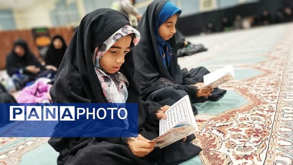 حضور پر شور کودکان مارگونی در مراسم عزاداری ایام فاطمیه