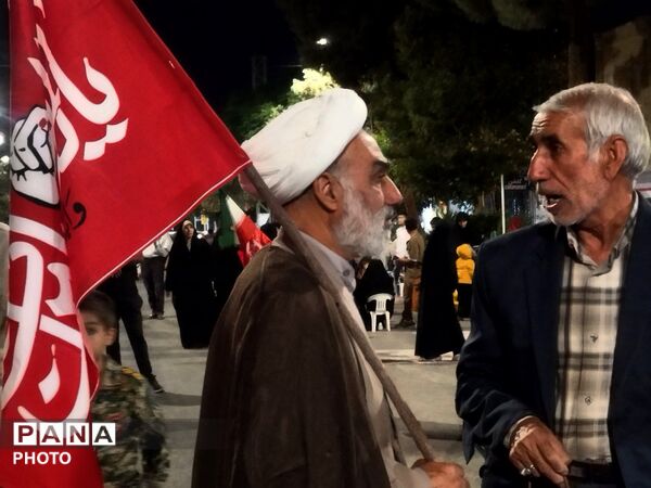 اجتماعات شبانه مردم شهرستان نیشابور بار دگر در قاب پانا 
