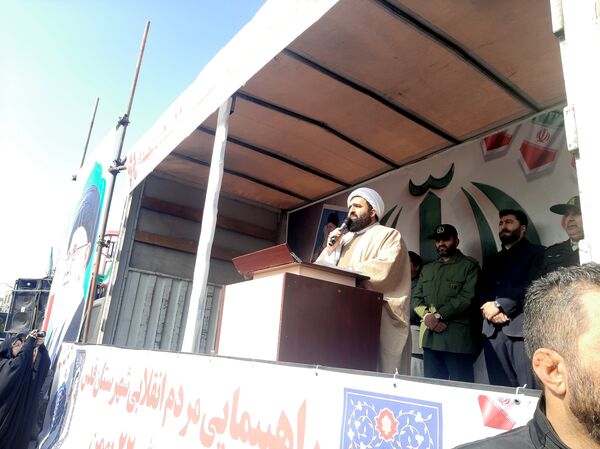 راهپیمایی ۲۲ بهمن در شهرستان قدس  