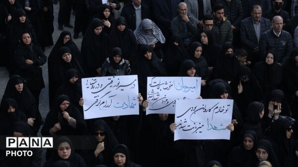 تشییع پیکر بسیجی آسمانی «امیر وجیهی‌نیا»