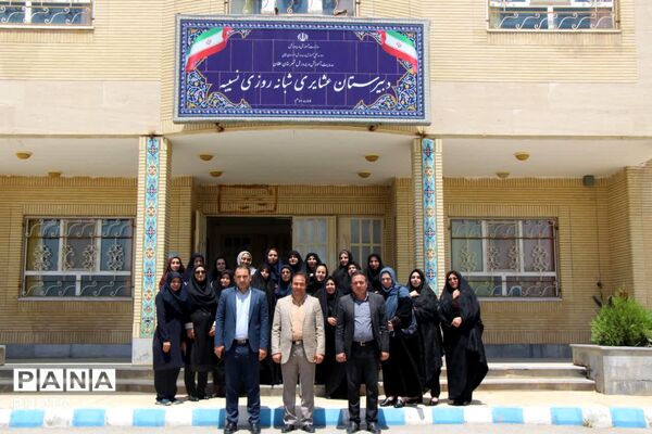 آیین «خاطره‌سازان» در دبیرستان نسیبه با حضور مدیر آموزش و پرورش سملقان