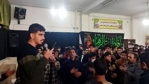 استقبال از شهید گمنام  در دبیرستان شاهد امام ابوذرغفاری 