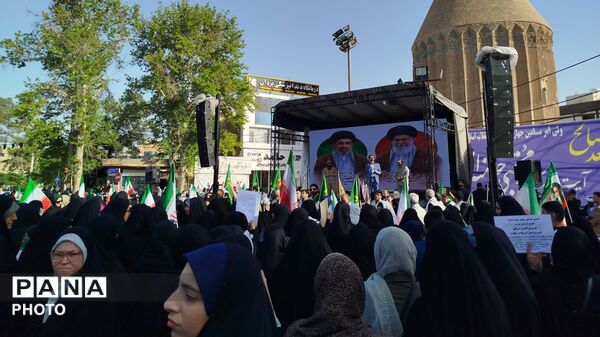 نمایش اقتدار و حمایت جان فدائیان امام رضایی ورامین