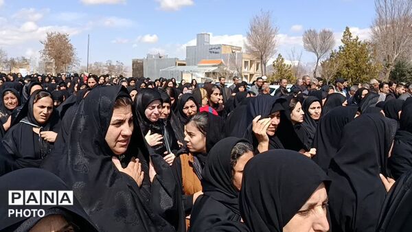 تشییع باشکوه پیکر پاک و مطهر شهید احسان اکبرزاده در نورآباد