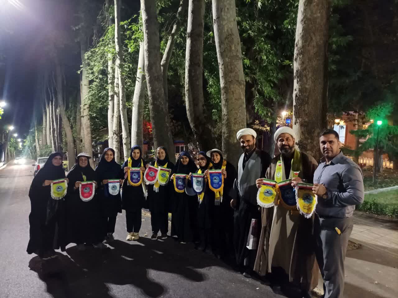 کسب ۱۲ پرچم افتخارحاصل اردوی ملی‌ دختران پیشتاز البرز