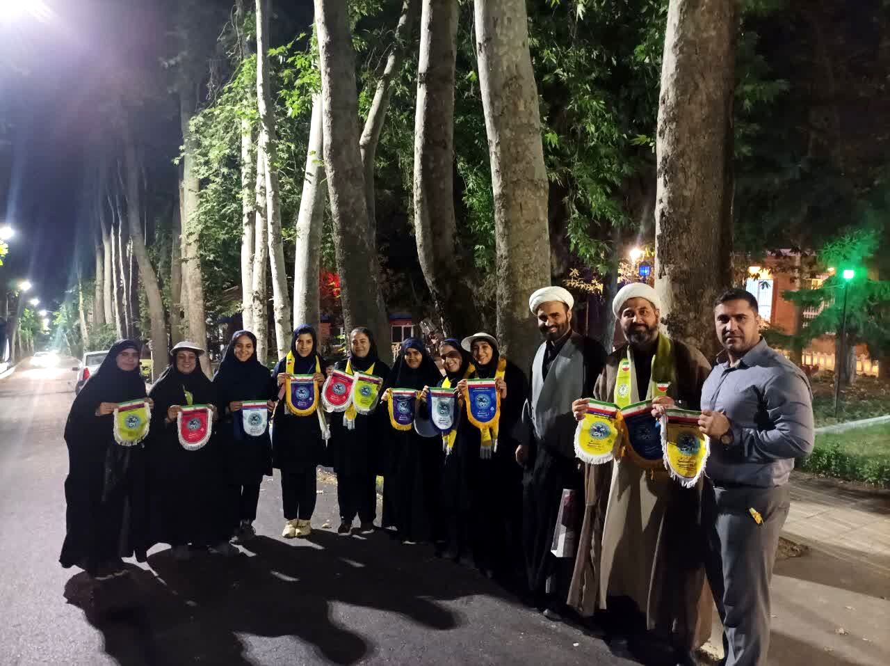 کسب ۱۲ پرچم افتخارحاصل اردوی ملی‌ دختران پیشتاز البرز