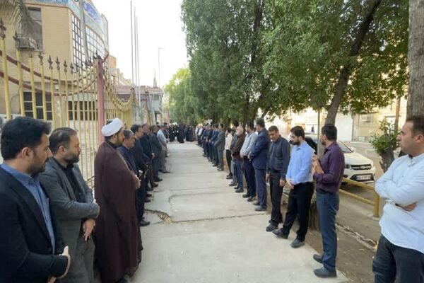 اجتماع ضدصهیونیستی فرهنگیان خوزستان در محکومیت ترور دبیرکل حزب‌الله لبنان