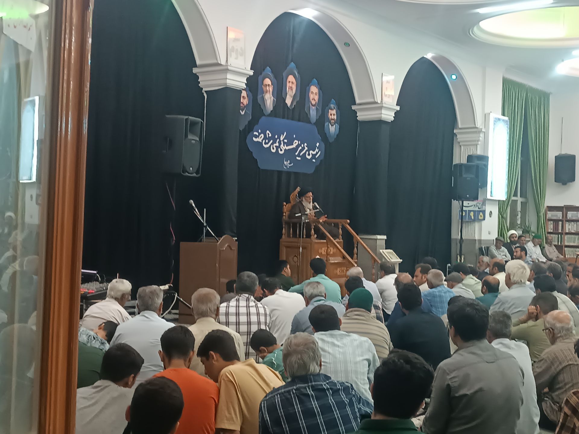 مراسم نخستین سالگرد شهادت شهدای خدمت در مسجد الهادی نیشابور 