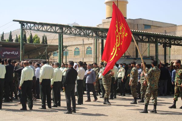 مراسم بزرگداشت شهادت سید‌الشهدا خدمت و شهدا همراه در خرم‌آباد