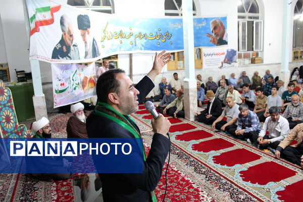 حضور کاروان آستان خورشید در شهر درق