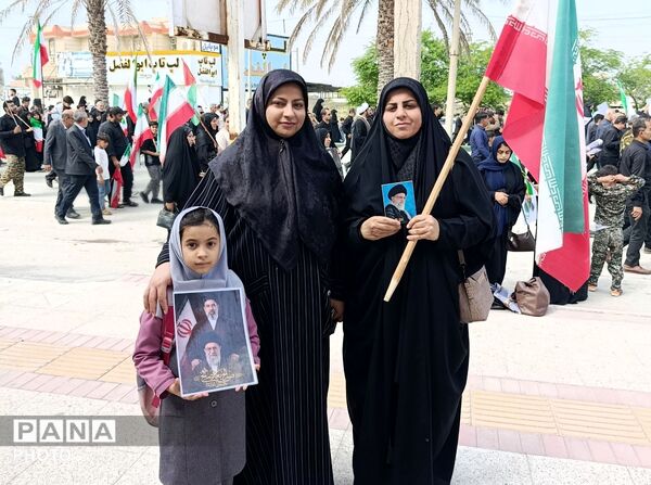 فرزندان انقلاب شهرستان شهیدپرور لامرد در روز قدس