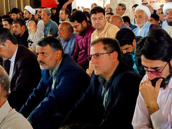 نماز جمعه ای با رنگ خون شهید در کاشمر