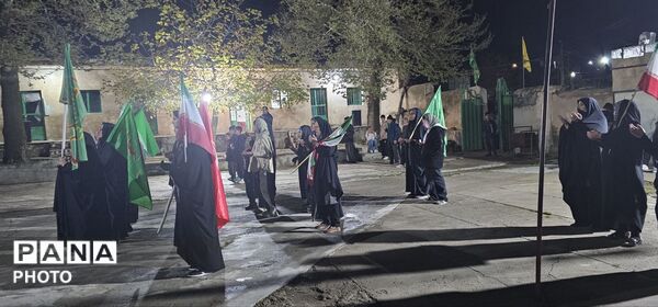 حضور مردم شان آباد و دانش‌آموزان مدرسه علوی در تجمعات برای دفاع از کشورشان