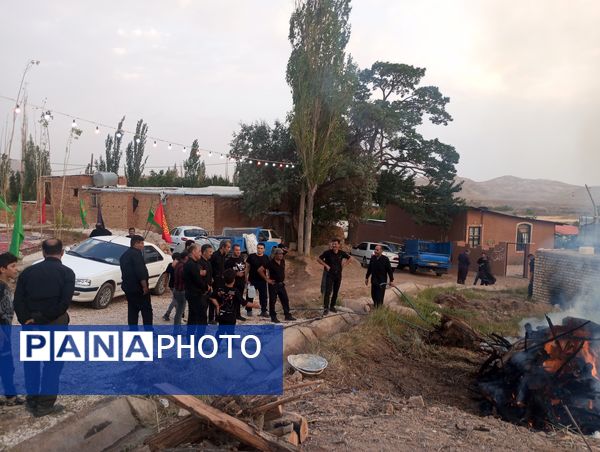 عزاداری دلسوختگان حسینی در روستای کرسگان