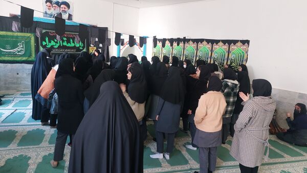 گرامیداشت ایام فاطمیه در مدرسه فاطمه الزهرا(س)