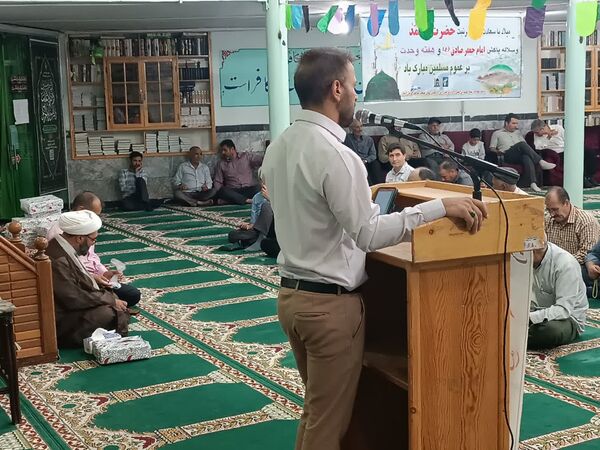 جشن میلاد حضرت محمد(ص) در مسجد صاحب الزمان آشخانه