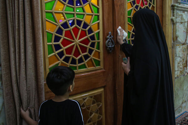 آیین «عهد عاشقی» با حضور اصحاب رسانه در مسجد جمکران