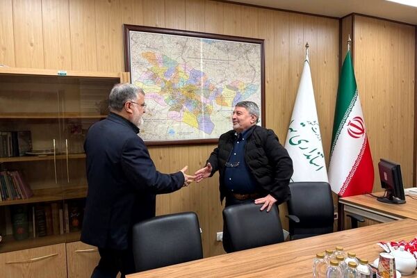 دیدار رئیس شورای اطلاع‌رسانی دولت با استاندار تهران