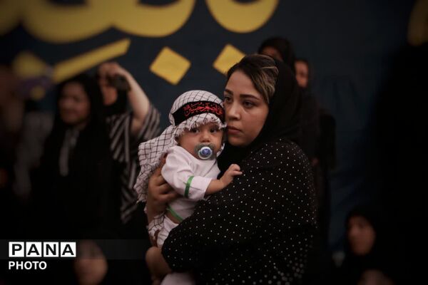 موجِ ارادت مادران گرگانی به کوچک‌ترین سرباز کربلا