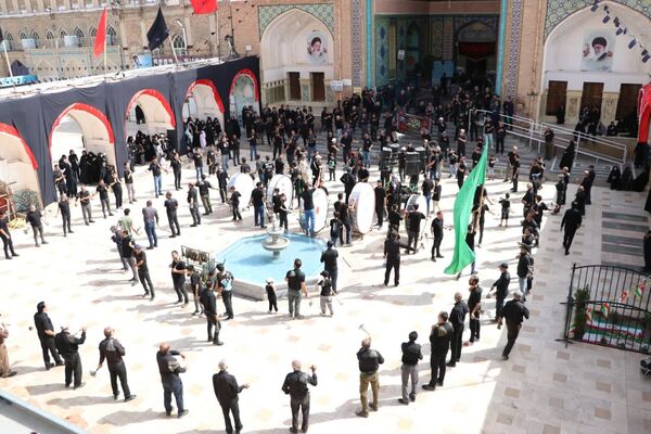 مراسم عاشورای حسینی در مشهد اردهال کاشان
