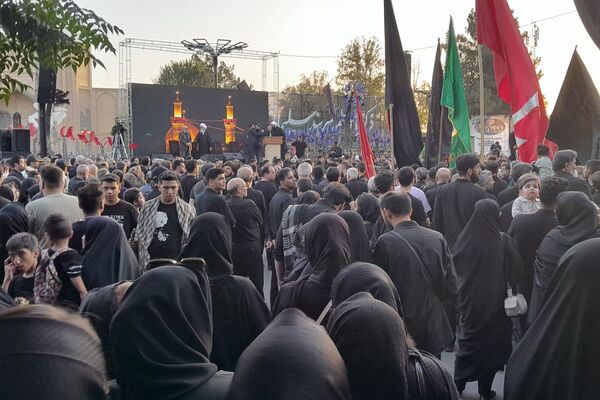 مراسم تاسوعای حسینی در شهرستان ورامین
