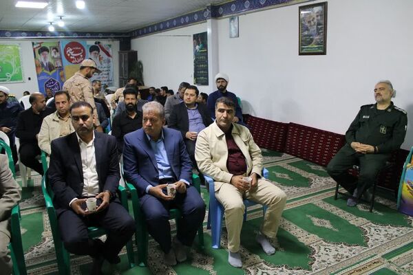 مراسم گرامیداشت شهید مقاومت در محل سپاه ناحیه شهرستان خلیل‌آباد