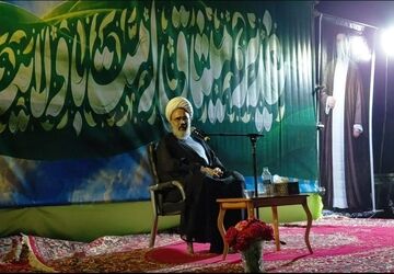 تجمع شبانه شهر باباحیدر با حضور گسترده مردم