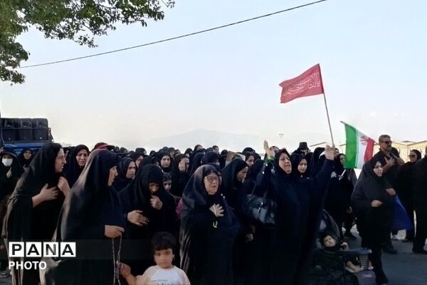 حضور پرشور مردم صباشهر در مراسم جاماندگان اربعین حسینی 