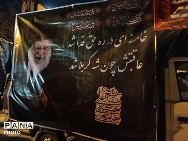 تجمع باشکوه مردمی  برای خونخواهی رهبر شهید در شهرستان بهار