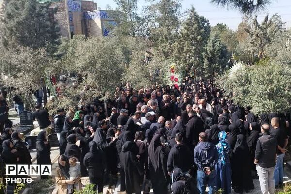  تشیع جنازه شهیده جنگ آمریکایی _ صهیونی در چهاردانگه