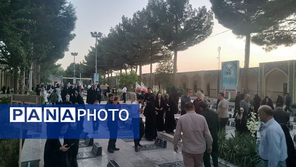 مراسم غبارروبی لاله زار شهرستان نیشابور به مناسبت گرامیداشت هفته معلم 