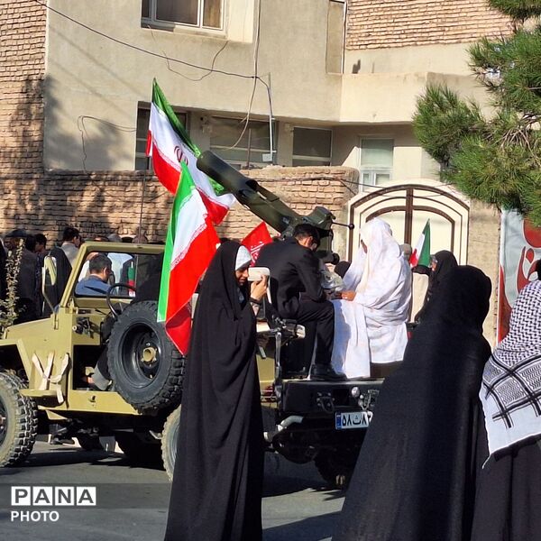 رزمایش جانفدا شهرستان بیرجند