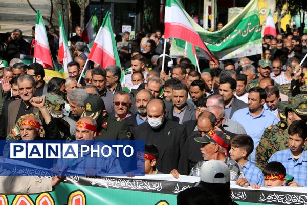 فریاد استکبار ستیزی از ورامین طنین انداز شد