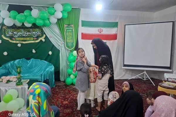 جشن عید غدیر در مسجد علی‌بن موسی‌الرضا خاورشهر 