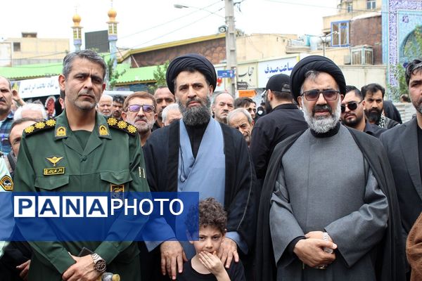 پیاده‌رویی جاماندگان اربعین حسینی در فردیس