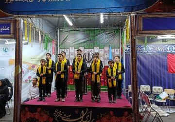 نوای دلنشین عشق به وطن پیشتازان در اولین شب محرم