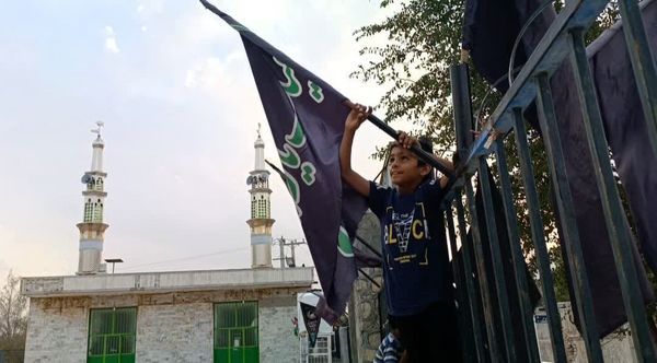 عزاداری شهادت امام جواد(ع) در محله دهنو رویدر