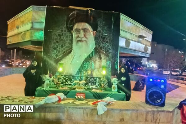 مراسم چهلمین روز شهادت دانش آموزان مدرسه شجره طیبه میناب در پردیس