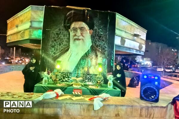 مراسم چهلمین روز شهادت دانش آموزان مدرسه شجره طیبه میناب در پردیس